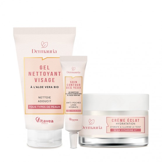 La routine éclat et hydratation